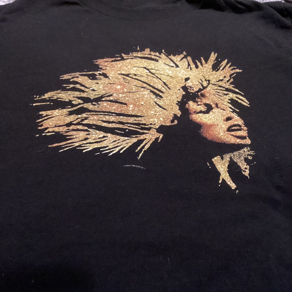 The Tina Turner musical shirt medium size
